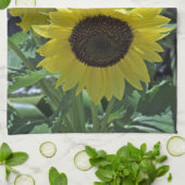 Zonnebloemen Theedoek (Gevouwen)