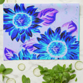 Zonnebloemen Theedoek (Gevouwen)