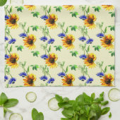 Zonnebloemen Theedoek (Gevouwen)