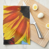 Zonnebloemen Theedoek (Quarter Fold)