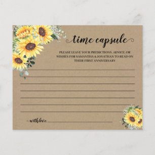 Zonnebloemen Tijd Capsule Advice voor Coupes Flyer