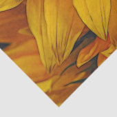 Zonnebloemen Tissuepapier (Detail)