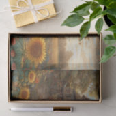 Zonnebloemen Tissuepapier (Geschenk)