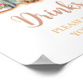 Zonnebloemen uit de markt Vrijgezellenfeest Drinke Poster (Hoek)