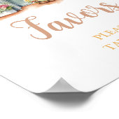 Zonnebloemen uit de markt Vrijgezellenfeest gunste Poster (Hoek)