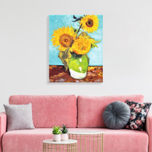 Zonnebloemen Van Gogh Canvas Afdruk
