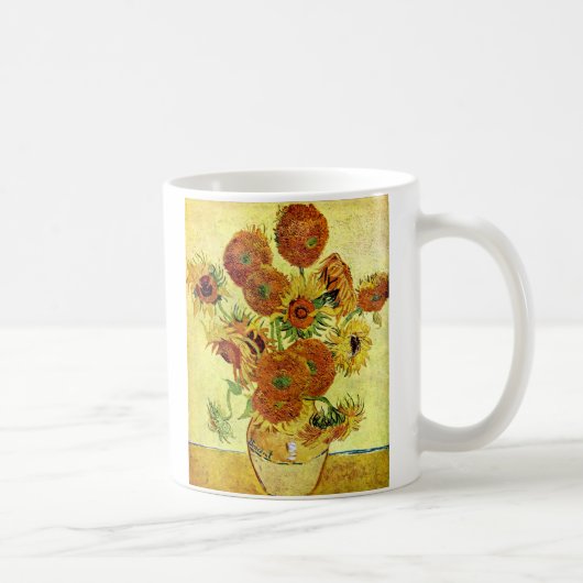 Zonnebloemen van Van Gogh Koffiemok (Rechts)