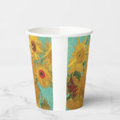 Zonnebloemen van Van Gogh Papieren Bekers (Links)