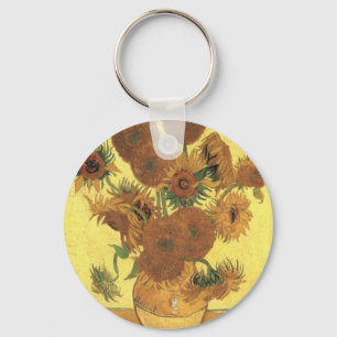 Zonnebloemen van Van Gogh Sleutelhanger