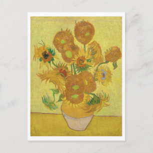 Zonnebloemen van Vincent Van Gogh Briefkaart