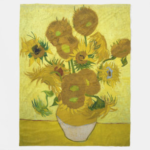 Zonnebloemen van Vincent Van Gogh Fleece Deken