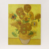 Zonnebloemen van Vincent van Gogh Legpuzzel (Verticaal)