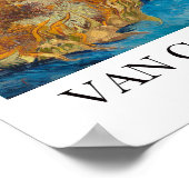 Zonnebloemen van Vincent Van Gogh Poster (Hoek)