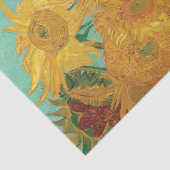 Zonnebloemen van Vincent Van Gogh Tissue Paper Tissuepapier (Detail)