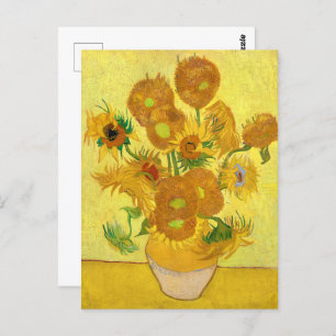 Zonnebloemen, Vincent van Gogh Briefkaart