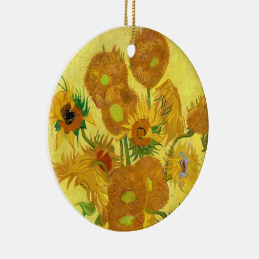 Zonnebloemen, Vincent van Gogh Keramisch Ornament (Rechts)