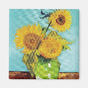 Zonnebloemen Vincent van Gogh Magneet