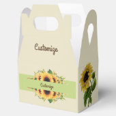 Zonnebloemen voor eender welke gelegenheid bedankdoosjes (Geopend)