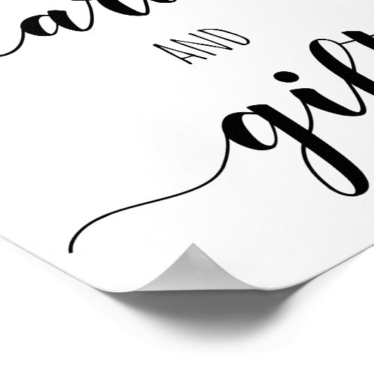 Zonnebloemen Vrijgezellenfeest Kaarten en Poster v (Hoek)