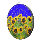 Zonnebloemen - Vrijheid Oekraïne - Vrede Dartbord (Voorkant Rechts)