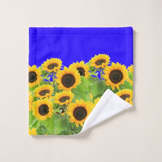 Zonnebloemen - Vrijheid Oekraïne Vrede Oekraïense  Bad Handdoek (Wasdoekje)