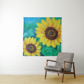 Zonnebloemen Wandkleed (In situ)