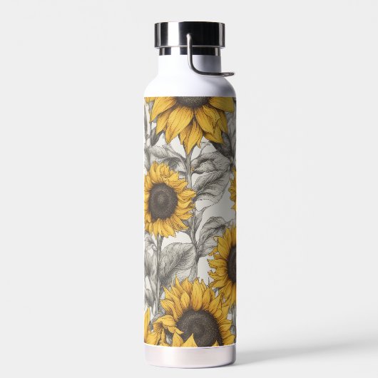 Zonnebloemen Waterfles (Links)