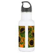 Zonnebloemen Waterfles (Achterkant)