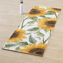 Zonnebloemen Waterverf Bloem Geel Schilderij