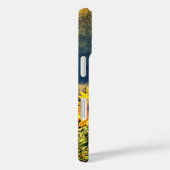 Zonnebloemen Winkelwolken Aangepaste monogram Naam Case-Mate iPhone Case (Achterkant / Rechts)