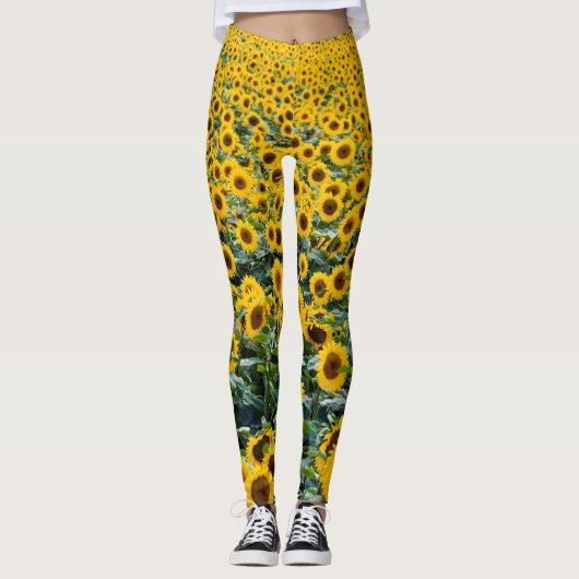 Zonnebloemen, Wisconsin Leggings (Voorkant)