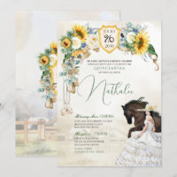 Zonnebloemen Witte rozen Westerne Charra Quinceane