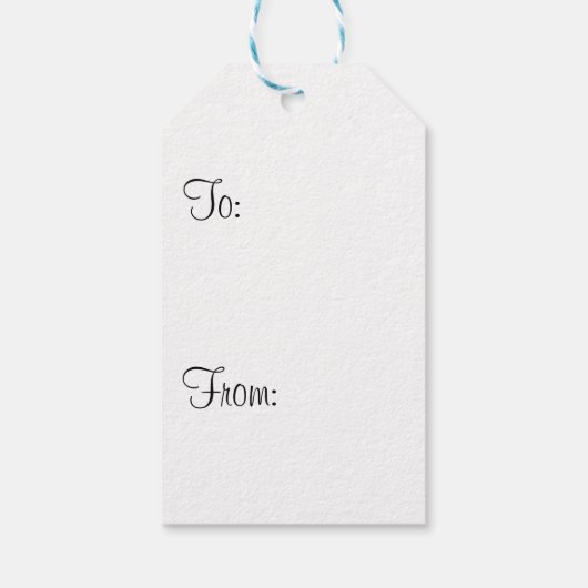 Zonnebloemen Witte tulpvlinder Cadeaulabel (Achterkant)