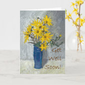 'Zonnebloemen' worden goed Kaart (Gele Bloem)