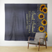 Zonnebloemen zoete zestien foto booth achtergrond wandkleed (In Situ (horizontaal))