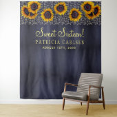 Zonnebloemen zoete zestien foto booth achtergrond wandkleed (In situ)