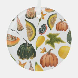 Zonnebloemen Zomer: Waterverf Glas Ornament