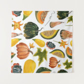 Zonnebloemen Zomer:  Waterverf Wandkleed (Voorkant (horizontaal))