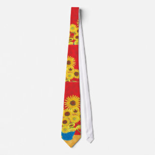 Zonnebloemen, Zonnebloemen, Zonnebloemen Stropdas