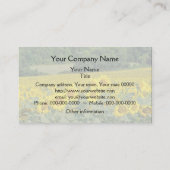 Zonnebloementeelt Visitekaartje (Achterkant)