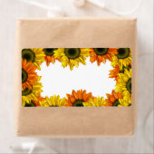 Zonnebloemetiket Etiket (Insitu)