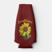 Zonnebloemfleskoeler Flesjeskoeler (Voorkant)