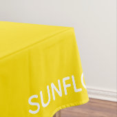 Zonnebloemgele kleurnaam tafelkleed (Voorbeeld)