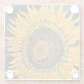 Zonnebloemglas Onderzetter (Achterkant)