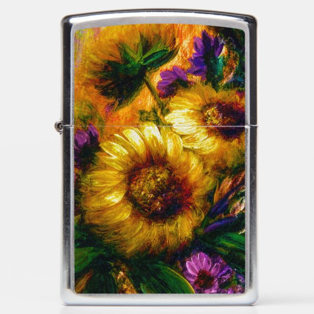 "Zonnebloemgloed"  (Voorkant)