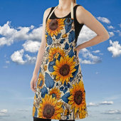 Zonnebloemgoed Schort