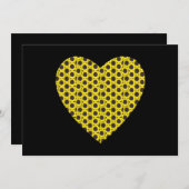 Zonnebloemhart Kaart (Voorkant / Achterkant)