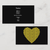 Zonnebloemhart Visitekaartje (Voorkant / Achterkant)