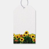 ZONNEBLOEMHEUVEL CADEAULABEL (Achterkant)