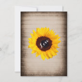 Zonnebloemhout dat gehitte weddenschappen krijgt kaart (Achterkant)